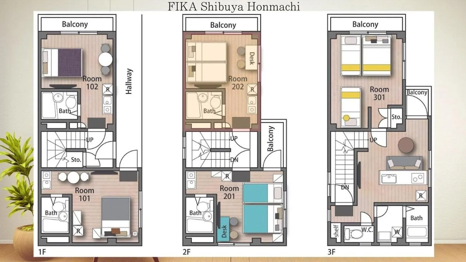 Fika Shibuya Honmachi 202 Apartment Tokyo
